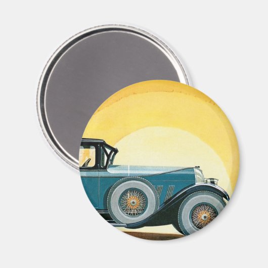  Auburn Motors Sunburst Ad Magneet (Voorkant / Achterkant)