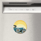  Auburn Motors Sunburst Ad Magneet (Insitu (Vaatwasser))