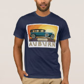  Auburn Motors Sunburst Ad T-shirt (Voorkant)
