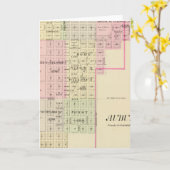 Auburn, Nebraska Kaart (Gele Bloem)