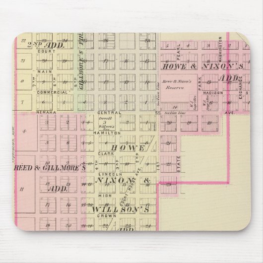 Auburn, Nebraska Muismat (Voorkant)