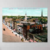 Auburn, New York, Bird's Eye Uitzicht,  Poster (Voorkant)