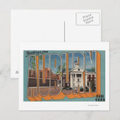 Auburn, New York - grote letterscènes Briefkaart (Voorkant / Achterkant)