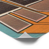 Auburn, New York - grote letterscènes Poster (Hoek)