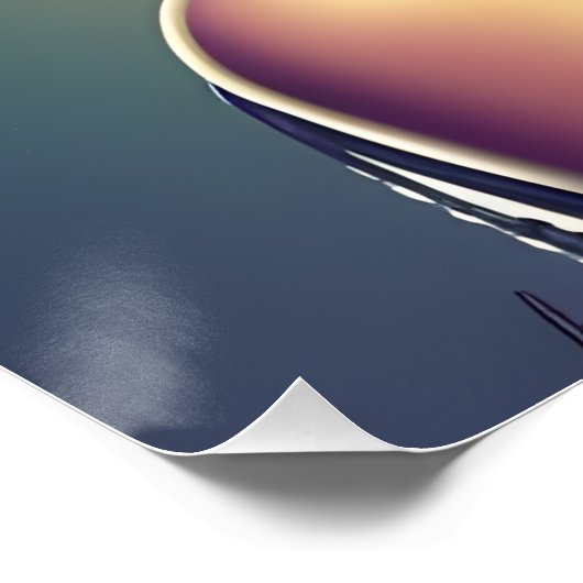 Auburn Queen Sinaasappel Bruin Haar Zwart Melanine Perfect Poster (Hoek)