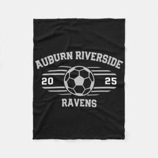 Auburn Riverside Ravens Soccer Byll 2025  Fleece Deken