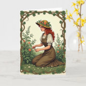 Auburn Schoonheid Natuur Scene Kaart (Gele Bloem)
