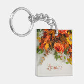 Auburn Thankfulness Floral Sleutelhanger (Voorkant Links)