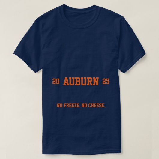 Auburn Tigers 2025 T-shirt (Design voorkant)