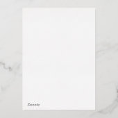 Auburn Universiteit Afstuderen – Auburn Tigers Folie Uitnodiging (Achterkant)