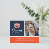 Auburn University | Afstuderen Aankondigingskaart (Staand voorkant)