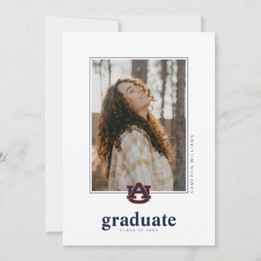 Auburn University Afstuderen – Auburn Tigers Aankondiging (Voorkant)