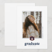 Auburn University Afstuderen – Auburn Tigers Aankondiging (Voorkant / Achterkant)