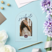 Auburn University Afstuderen | Auburn Tigers Acryl Uitnodigingen (Insitu (Huwelijk))