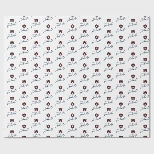 Auburn University Afstuderen | Auburn Tigers Cadeaupapier (Vlak)