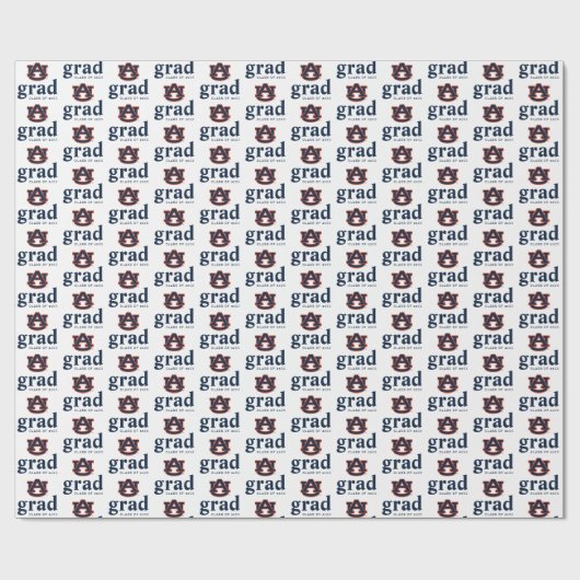 Auburn University Afstuderen | Auburn Tigers Cadeaupapier (Vlak)