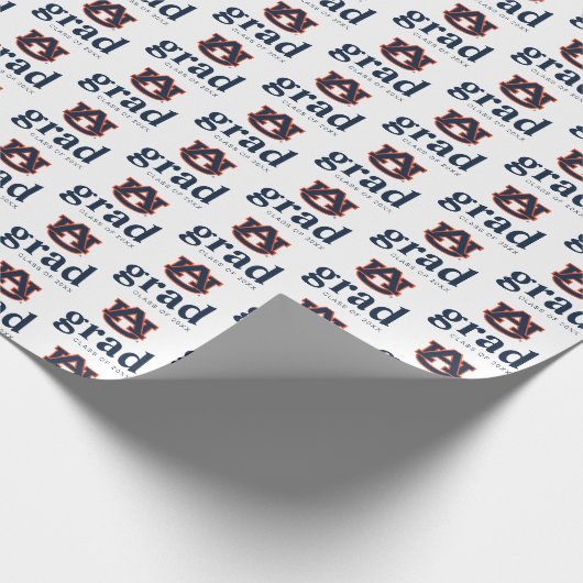 Auburn University Afstuderen | Auburn Tigers Cadeaupapier (Hoek)