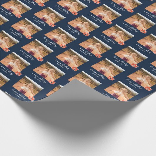 Auburn University Afstuderen | Auburn Tigers Cadeaupapier (Hoek)