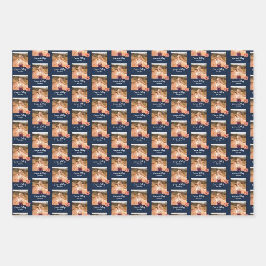 Auburn University Afstuderen | Auburn Tigers Inpakpapier Vel (Voorkant 3)