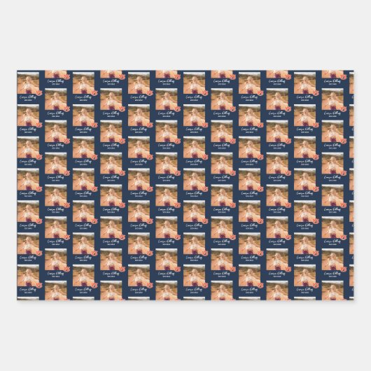 Auburn University Afstuderen | Auburn Tigers Inpakpapier Vel (Voorkant)