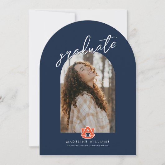 Auburn University Afstuderen | Auburn Tigers Kaart (Voorkant)