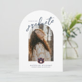 Auburn University Afstuderen – Auburn Tigers Kaart (Staand voorkant)
