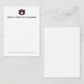 Auburn University Afstuderen | Auburn Tigers Notitiekaartje (Voorkant / Achterkant)