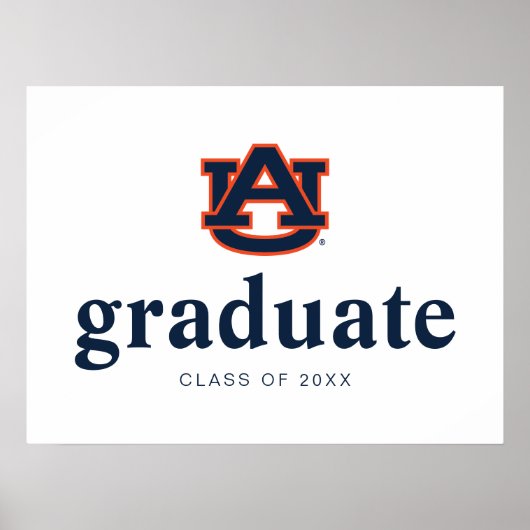 Auburn University Afstuderen | Auburn Tigers Poster (Voorkant)
