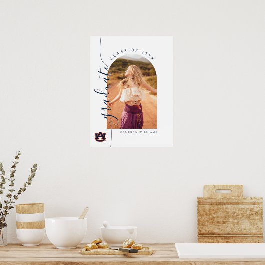 Auburn University Afstuderen | Auburn Tigers Poster (Keuken)