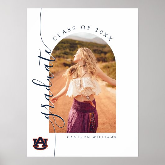 Auburn University Afstuderen | Auburn Tigers Poster (Voorkant)