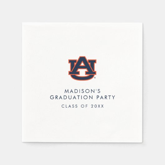 Auburn University Afstuderen | Auburn Tigers Servet (Voorkant)