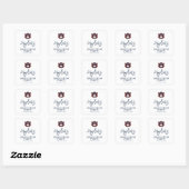 Auburn University Afstuderen | Auburn Tigers Vierkante Sticker (Vel)
