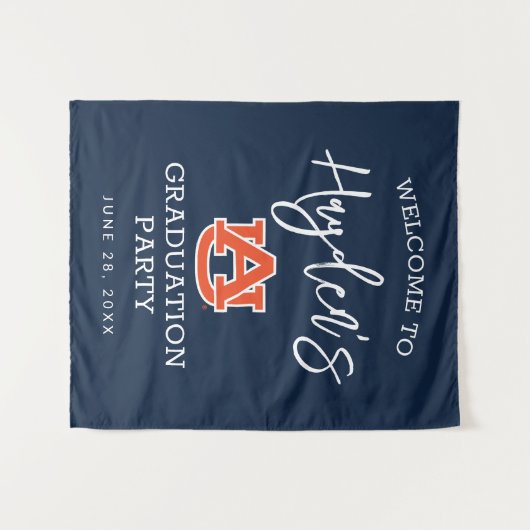 Auburn University Afstuderen – Auburn Tigers Wandkleed (Voorkant (horizontaal))