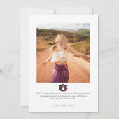 Auburn University | Afstuderen Kaart (Achterkant)
