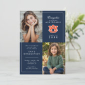 Auburn University Afstuderen Kaart (Staand voorkant)