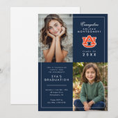 Auburn University Afstuderen Kaart (Voorkant / Achterkant)