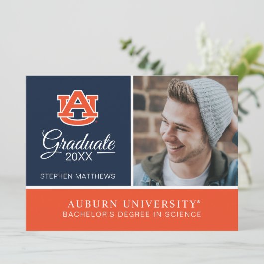 Auburn University | AFSTUDEREN Kaart (Staand voorkant)