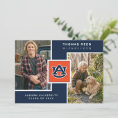 Auburn University Afstuderen Kaart (Staand voorkant)