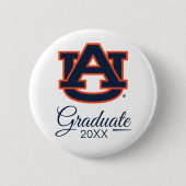 Auburn University | AFSTUDEREN Ronde Button 5,7 Cm (Voorkant)