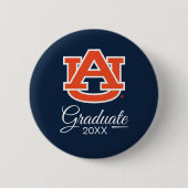 Auburn University | AFSTUDEREN Ronde Button 5,7 Cm (Voorkant)