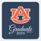 Auburn University | AFSTUDEREN Vierkante Sticker (Voorkant)