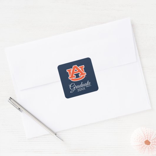 Auburn University | AFSTUDEREN Vierkante Sticker (Envelop)