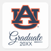 Auburn University | AFSTUDEREN Vierkante Sticker (Voorkant)