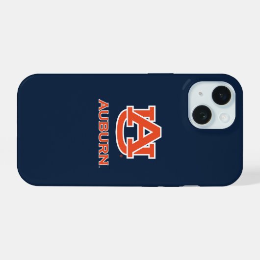 Auburn University | AU Auburn iPhone 15 Case (Achterkant horizontaal)