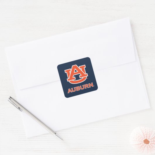Auburn University | AU Auburn Vierkante Sticker (Envelop)