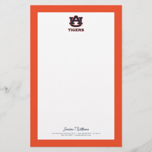 Auburn University | Auburn Briefpapier (Voorkant)