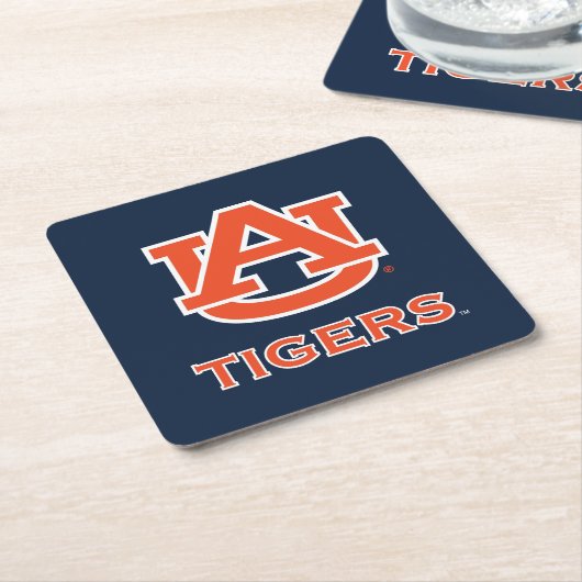 Auburn University | Auburn Kartonnen Onderzetters (Schuin)