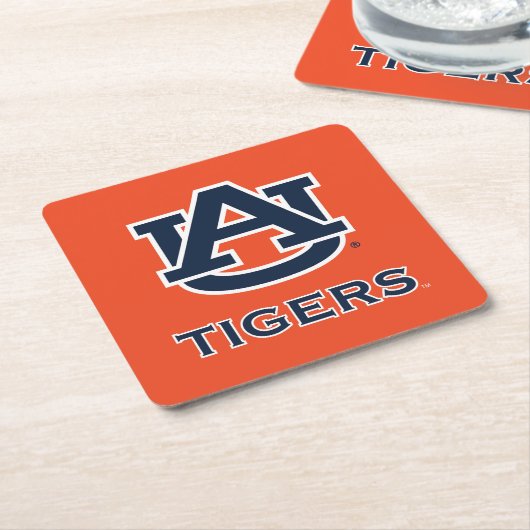 Auburn University | Auburn Kartonnen Onderzetters (Schuin)