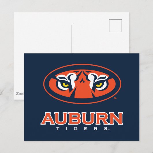 Auburn University | Auburn Tigers Briefkaart (Voorkant / Achterkant)