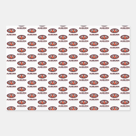 Auburn University | Auburn Tigers Inpakpapier Vel (Voorkant 3)